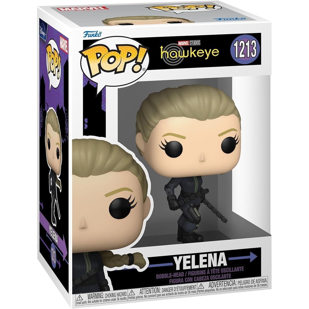 Funko POP! Marvel: Hawkeye YELENA Bobblehead Figure #1213 w/ Protector